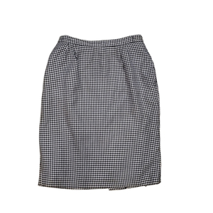 Women's Houndstooth Black & White‎ Pencil Skirt Size 8